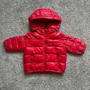 Ralph Lauren Vibrant Red Puffer Jacket
